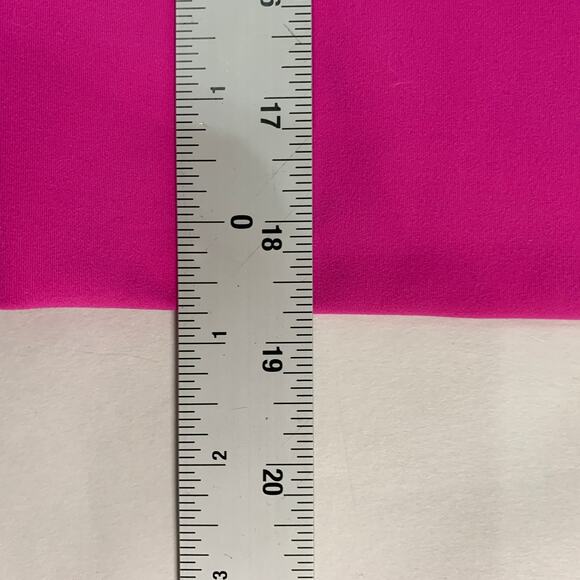 Lululemon 12 Womens Power Pivot Tank Top Hot Pink Reversible *flaw - Picture 8 of 9